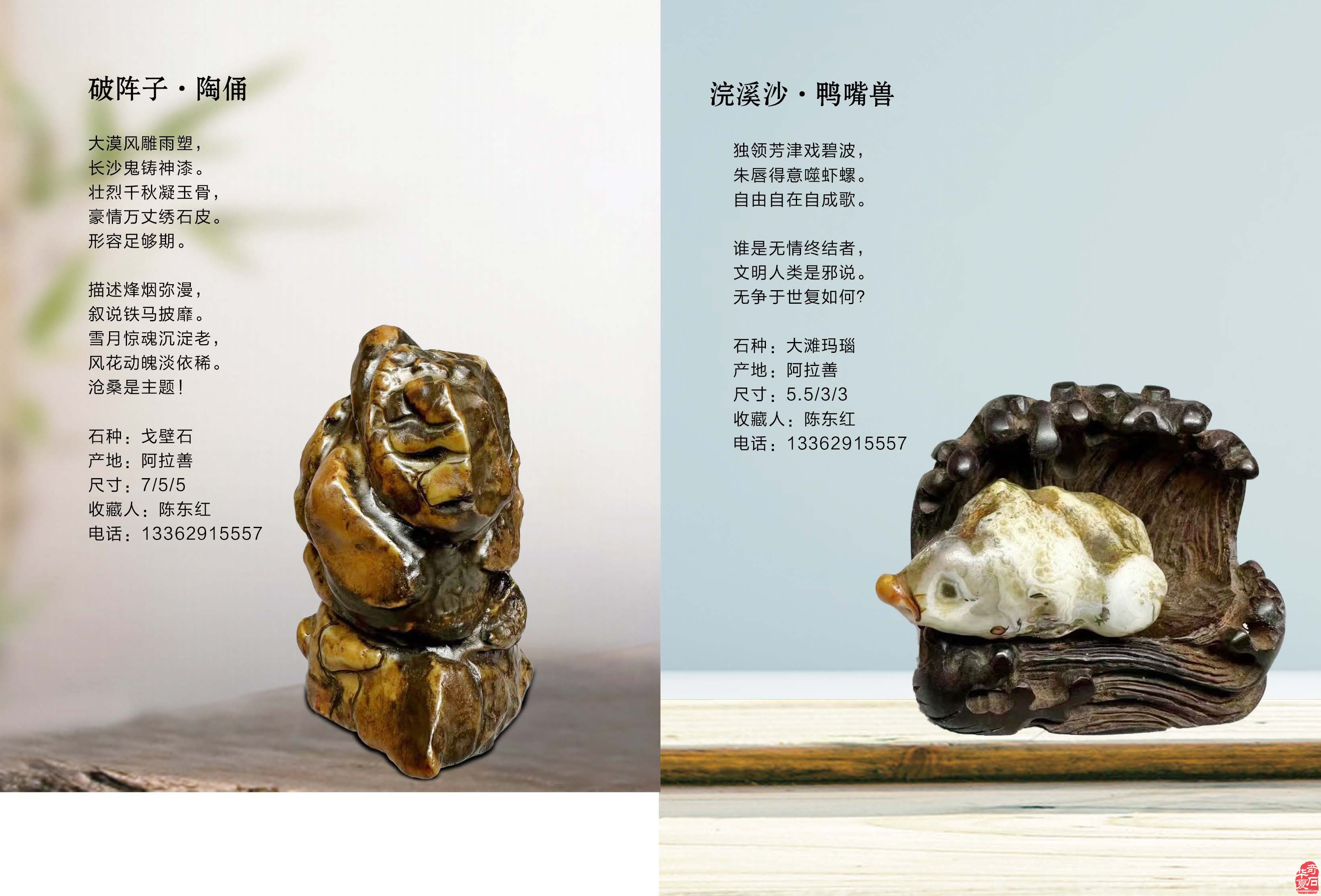 新的一期《于公赏石》电子版杂志上线啦