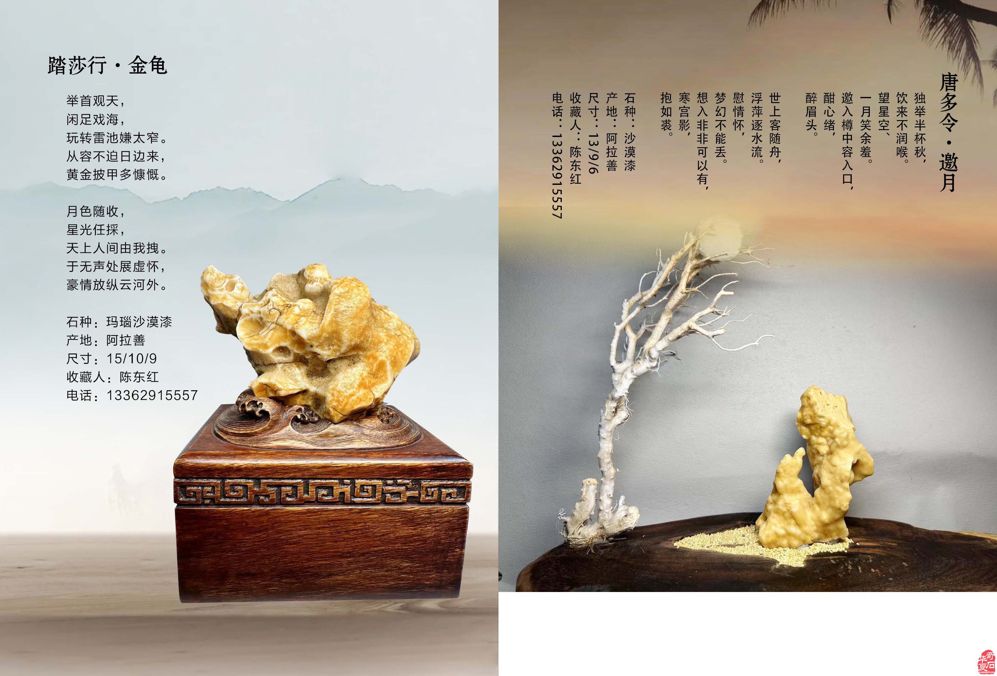 新的一期《于公赏石》电子版杂志上线啦