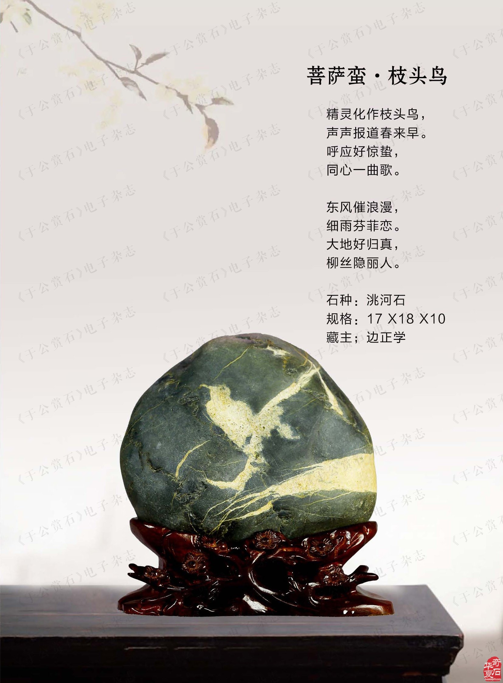 新的一期《于公赏石》电子版杂志上线啦