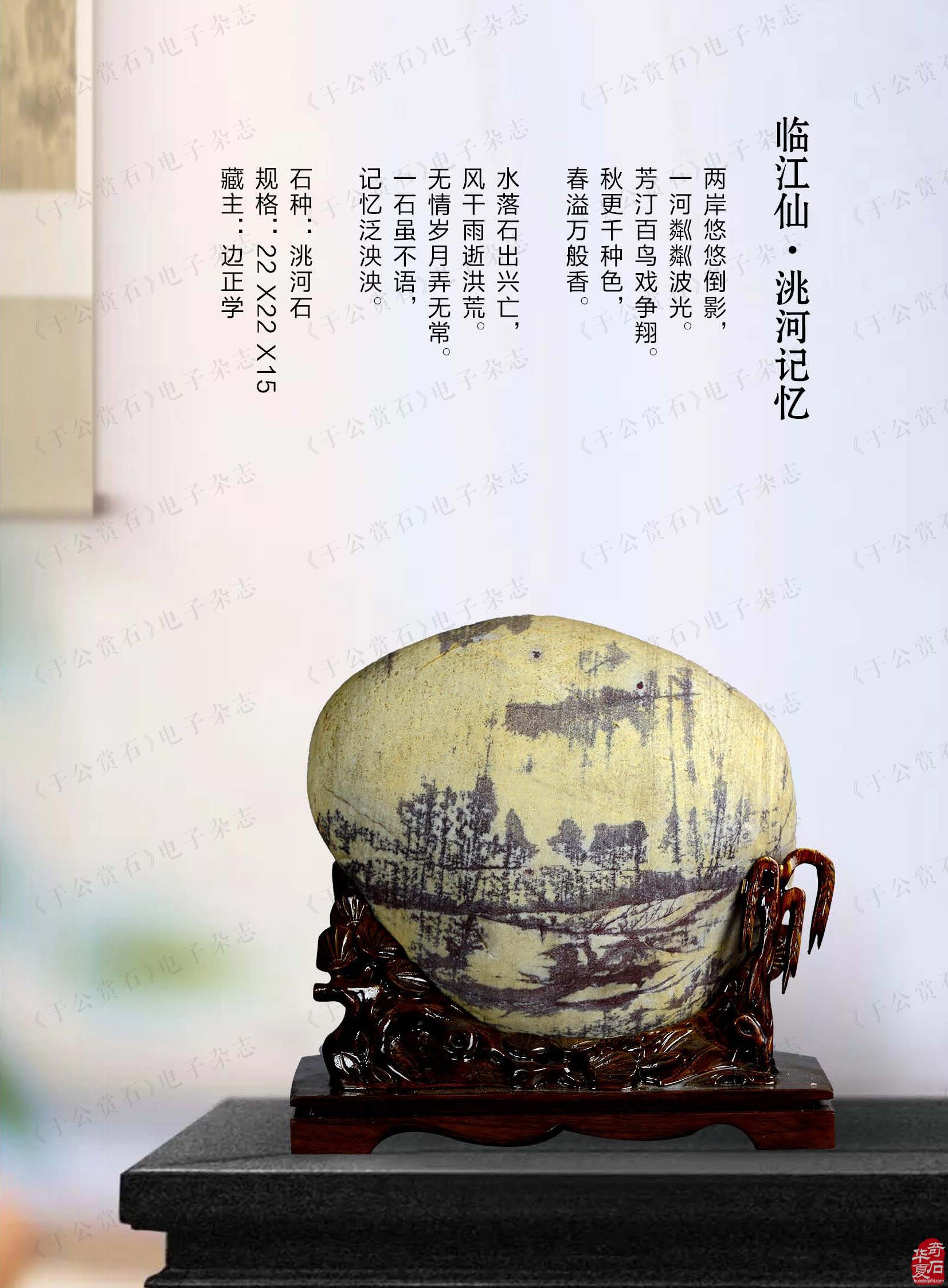 新的一期《于公赏石》电子版杂志上线啦