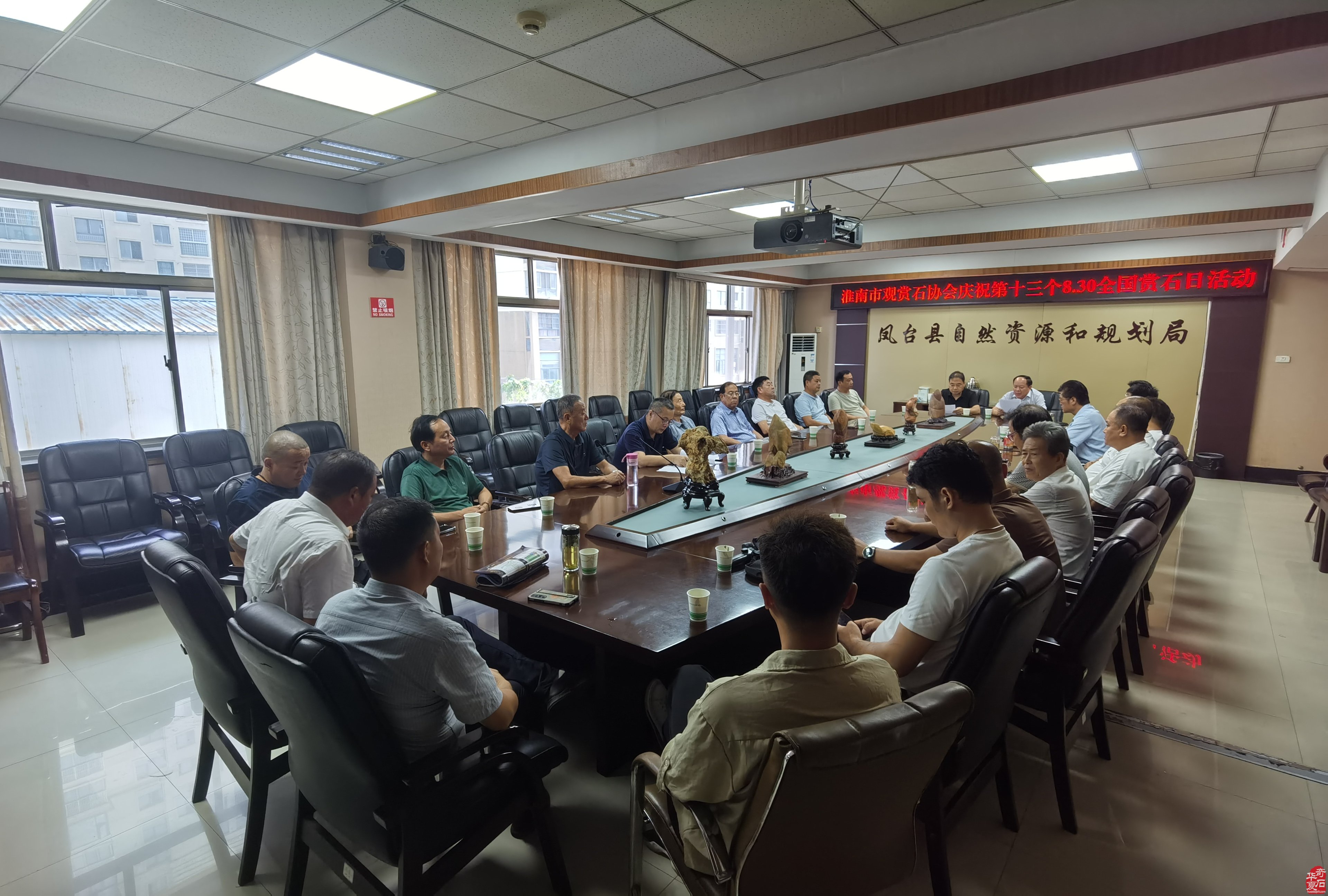 淮南市观赏石协会开展庆祝第十三个8.30全国赏石日活动