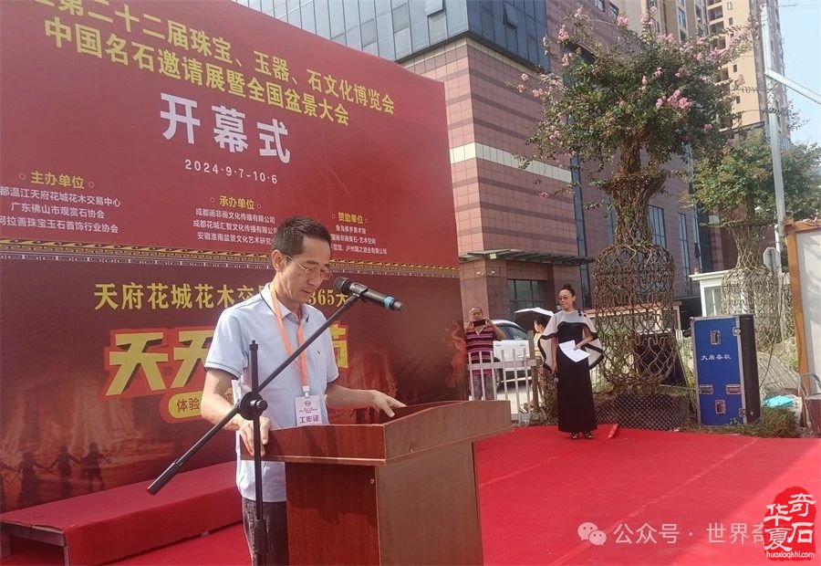 第二十二届温江赏石文化博览会华美开幕