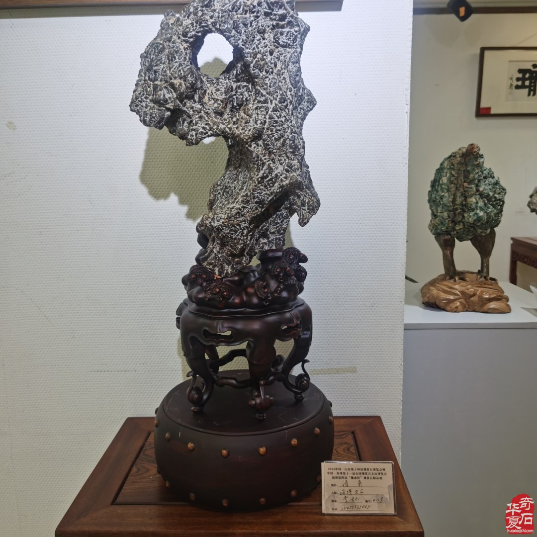山东淄博观赏石文玩博览会精品展作品欣赏