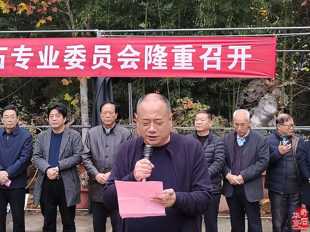 热烈祝贺河南省观赏石协会济源纹石专委会成立