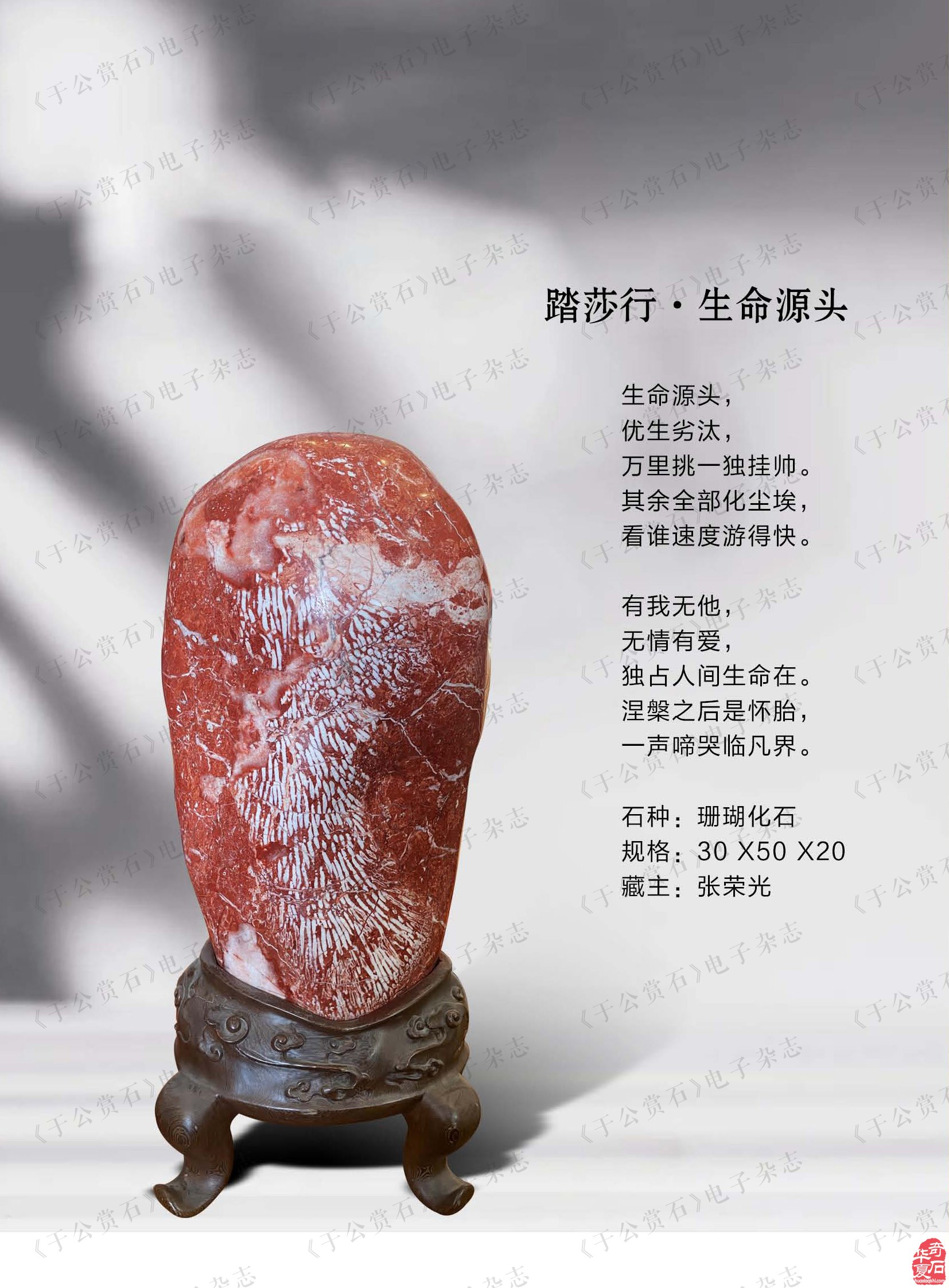 新的一期《于公赏石》杂志上线啦