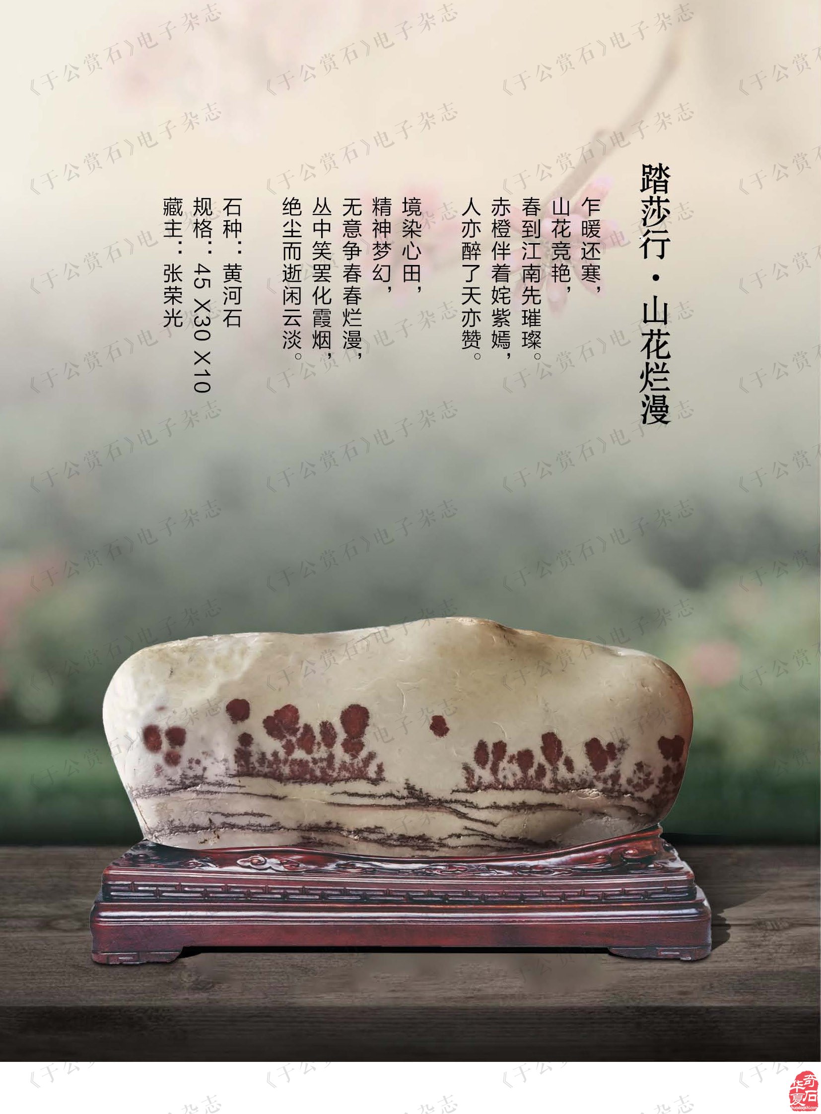 新的一期《于公赏石》杂志上线啦