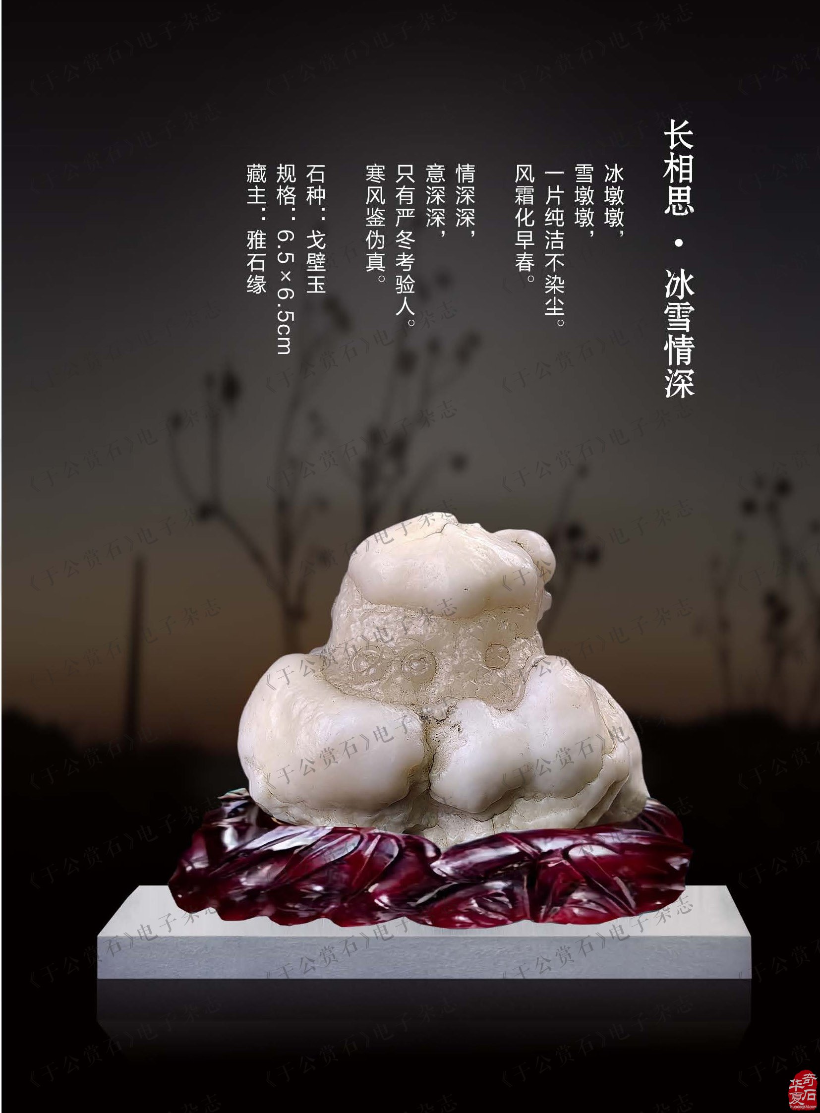 平常的心静静的赏石且看《于公赏石》怎么说