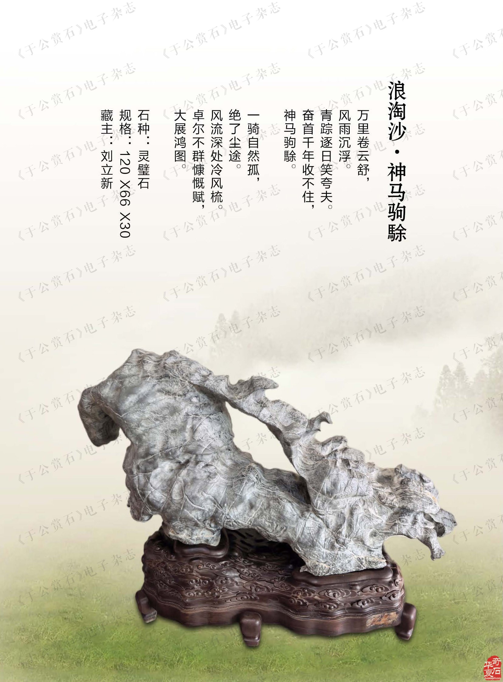 迎新春赏美石《于公赏石》推出名家风范刘立新