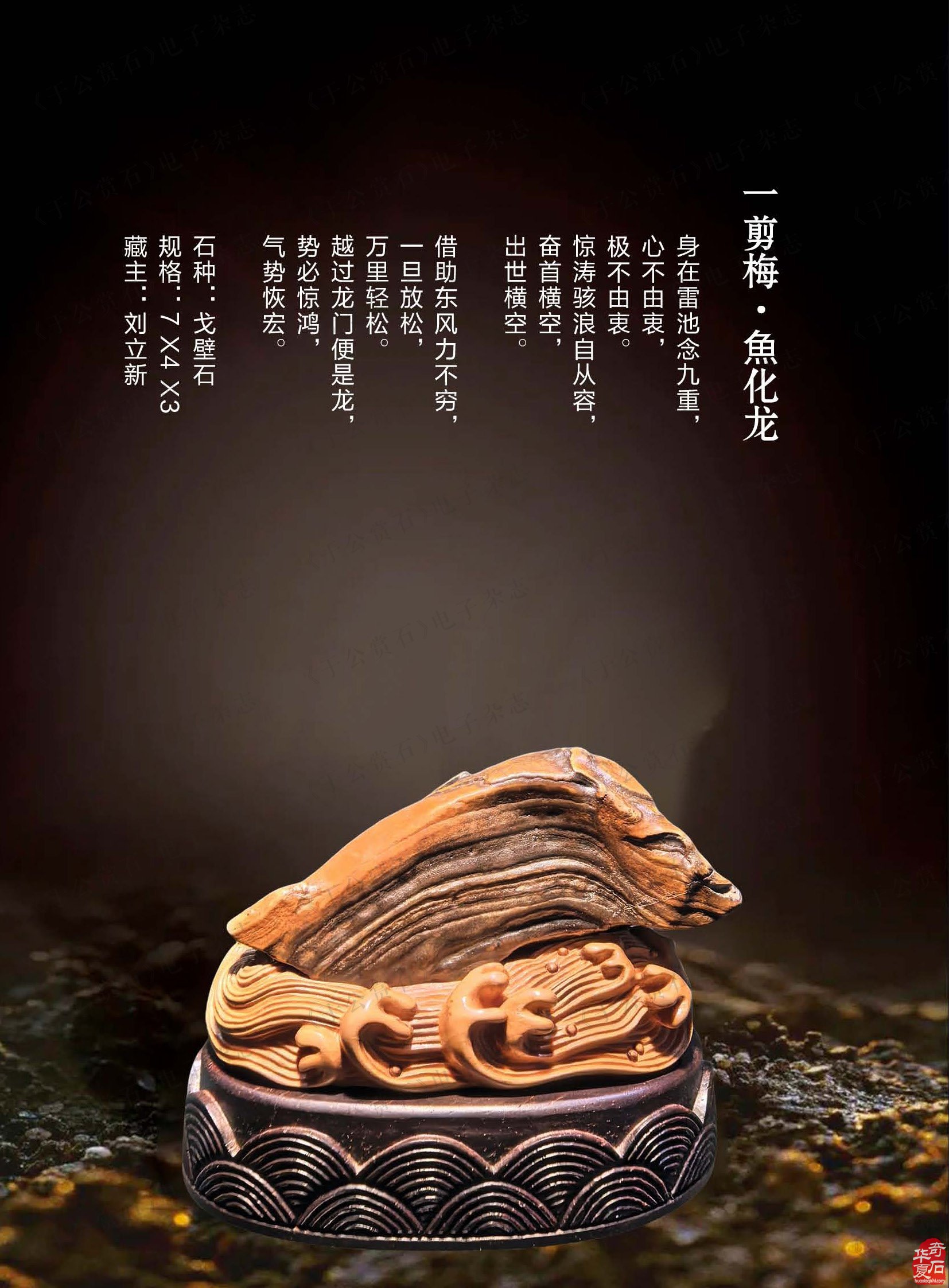 迎新春赏美石《于公赏石》推出名家风范刘立新
