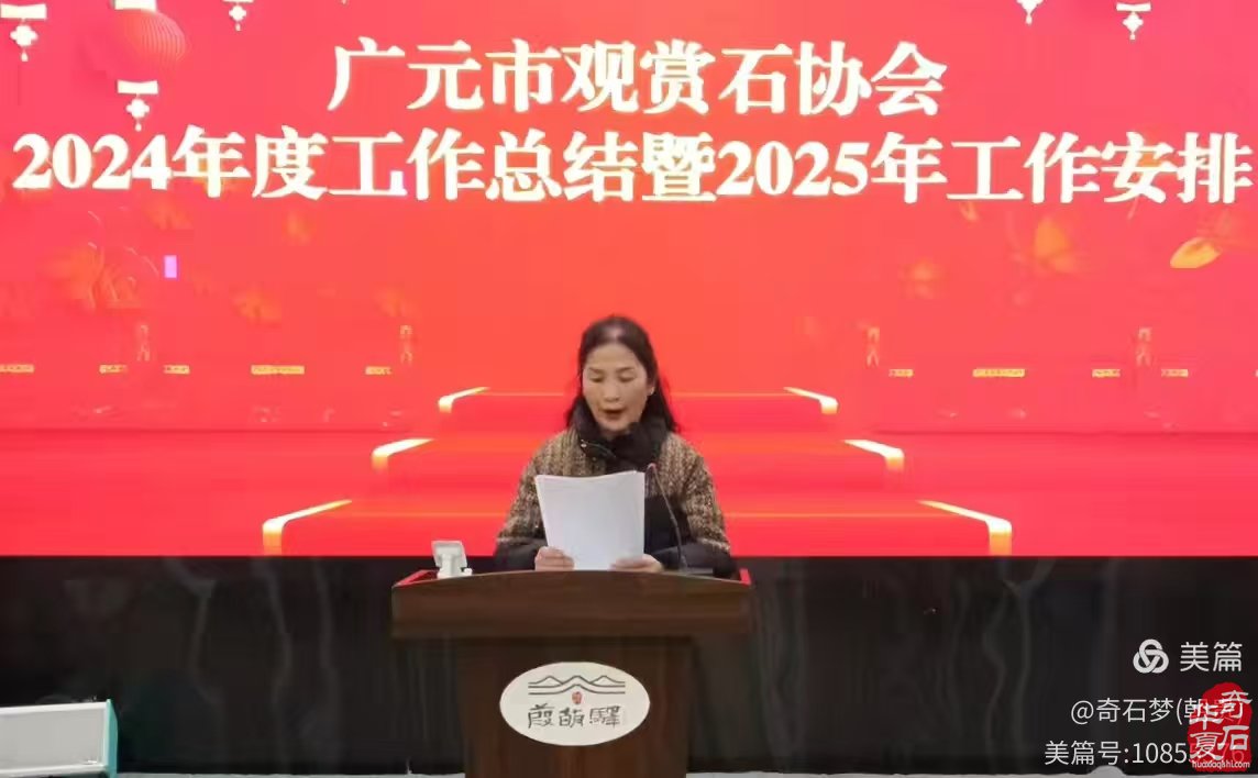 广元观赏石协会年会顺利召开