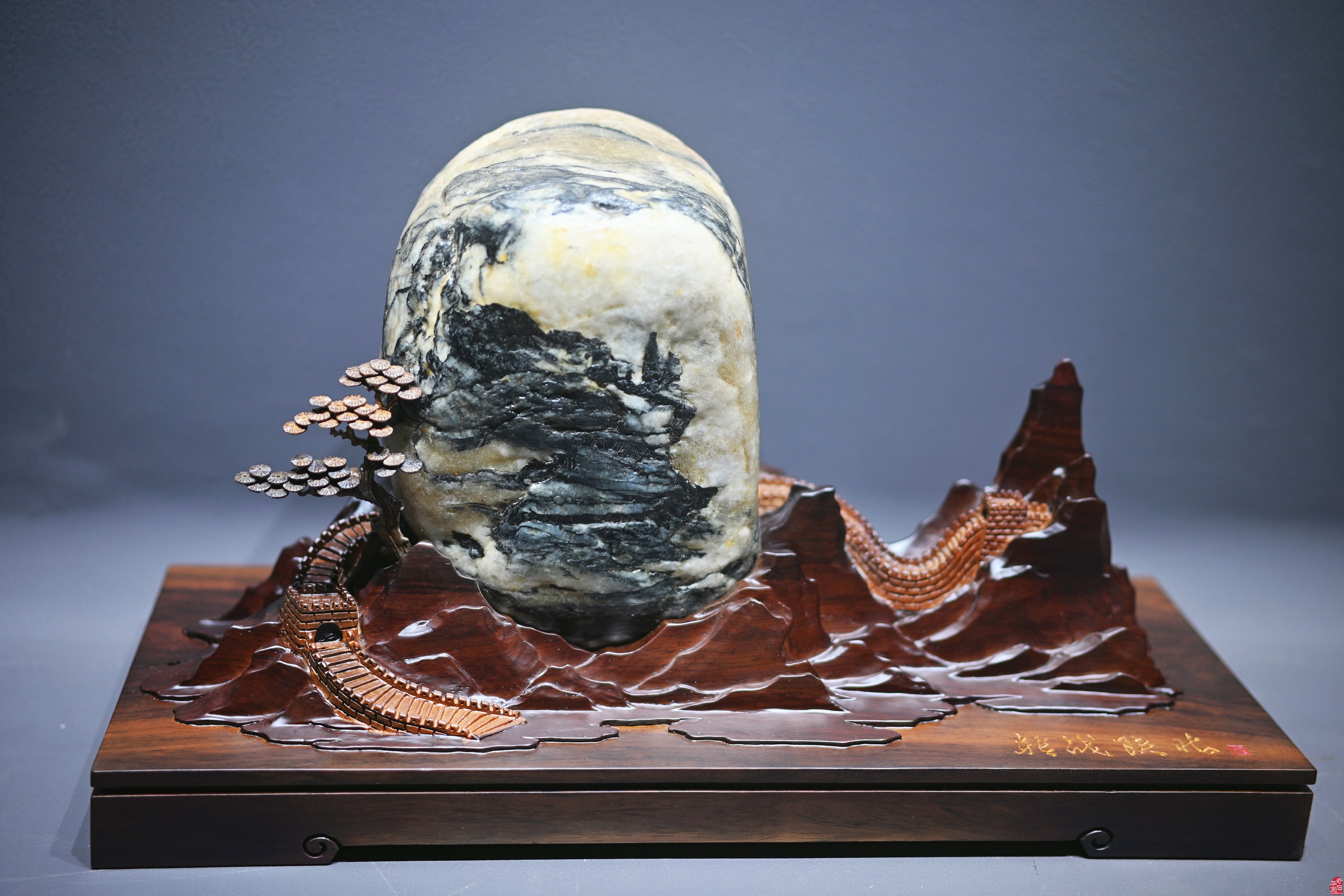 38万奇石《转战陕北》将亮相洛阳4月1日石展