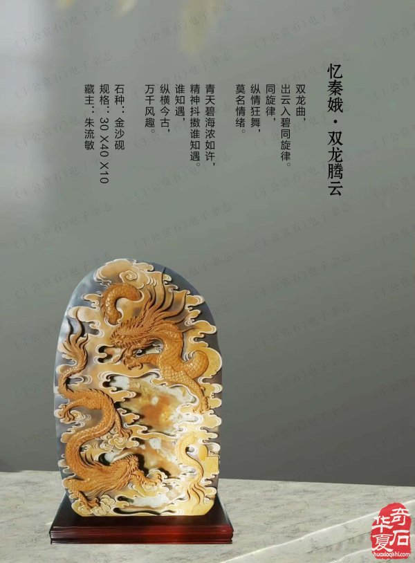 上《于公赏石》看女子会长朱流勄奇石作品