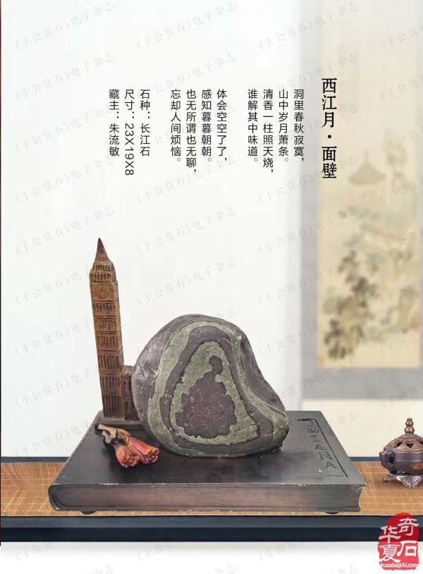 上《于公赏石》看女子会长朱流勄奇石作品