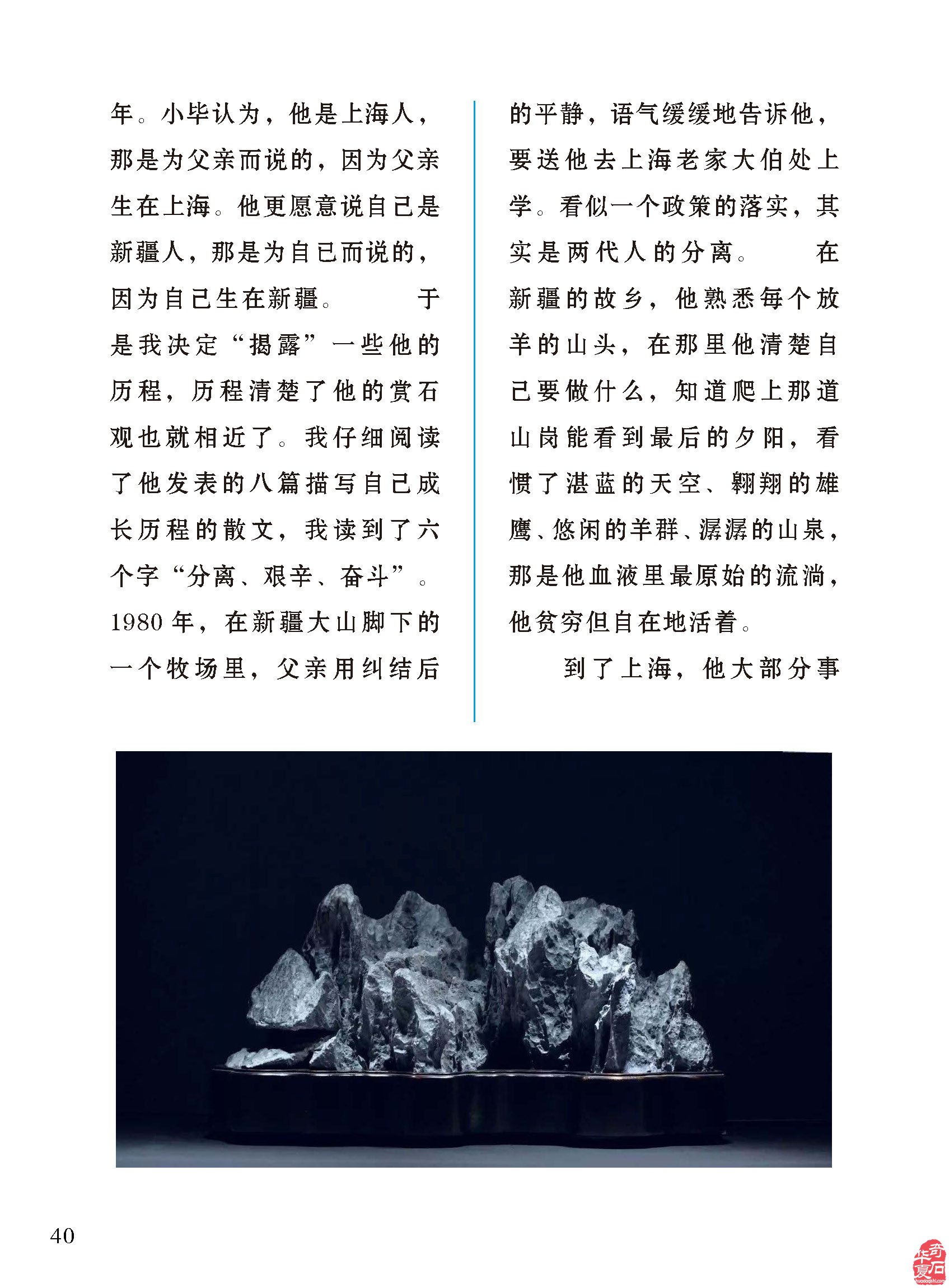 《于公赏石》上又有赵德奇老师新作