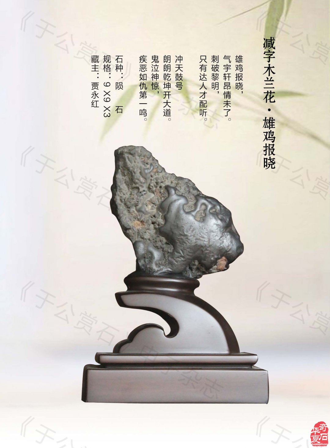 新的一期《于公赏石》杂志上线啦