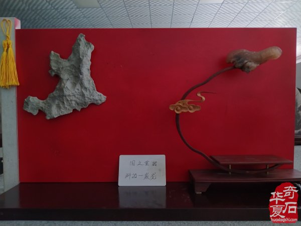 洛阳石界举办迎国庆红色精品奇石展