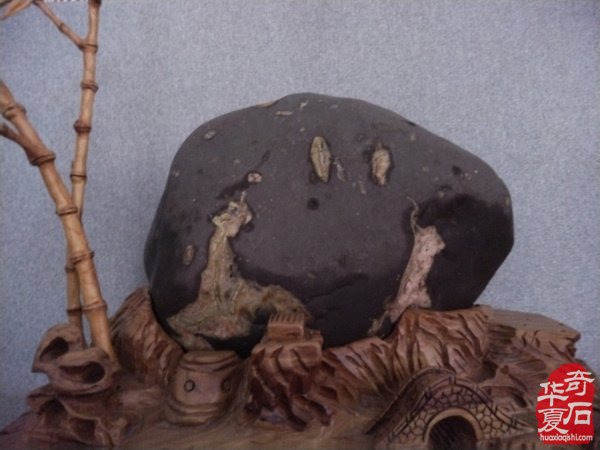 洛阳石界举办迎国庆红色精品奇石展