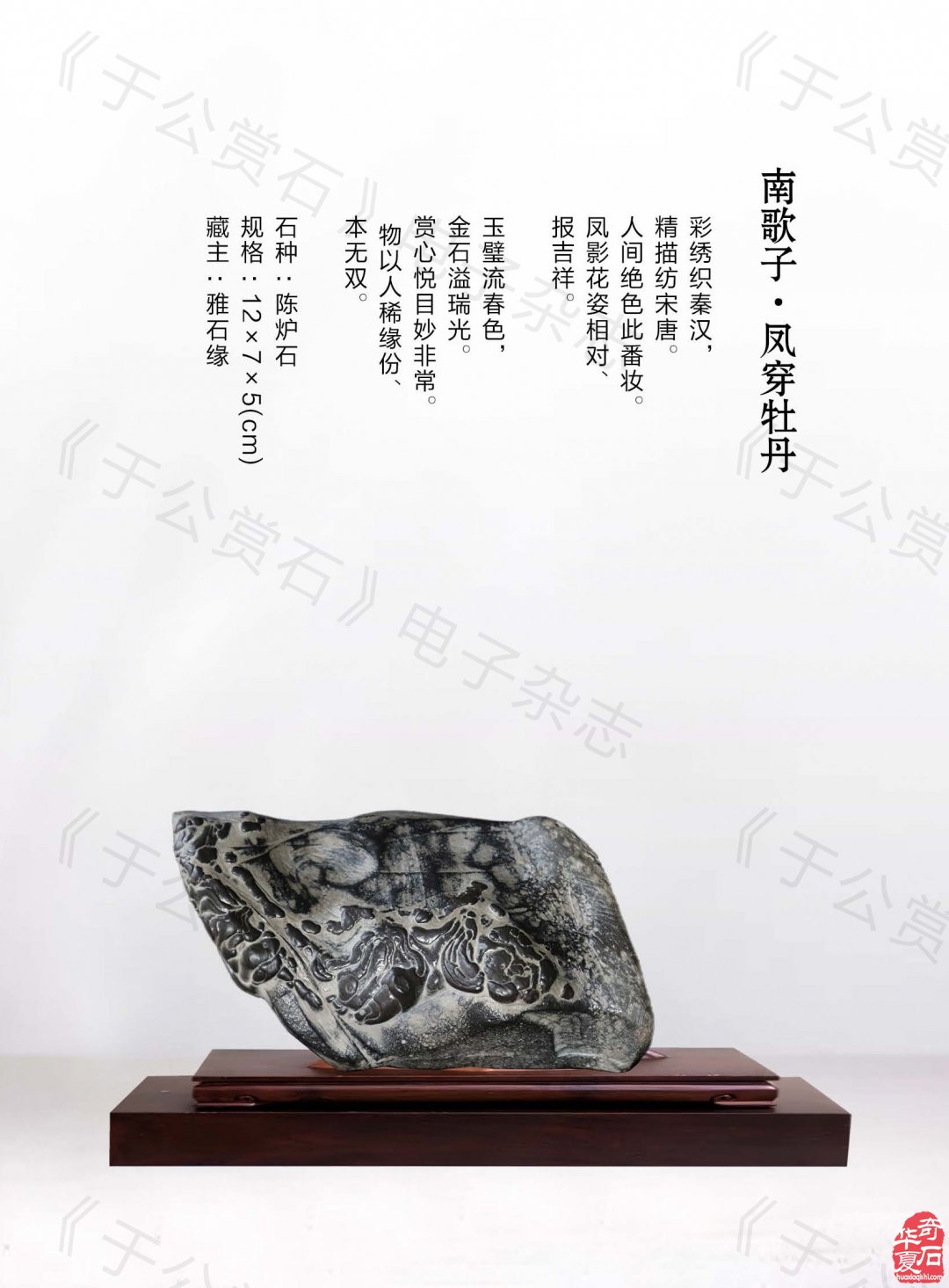 赏石路上艰难前行的不容易 图