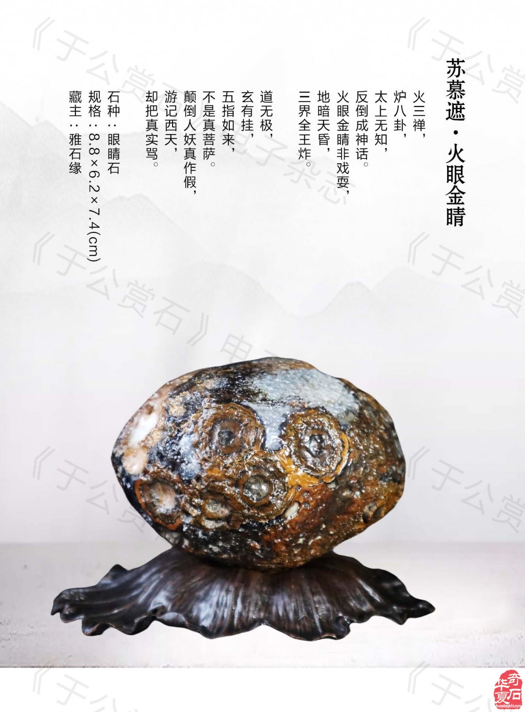 赏石路上艰难前行的不容易 图