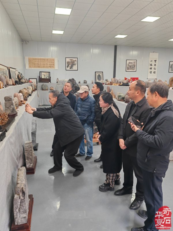 年末岁首洛阳奇石馆喜迎伊川协会来访