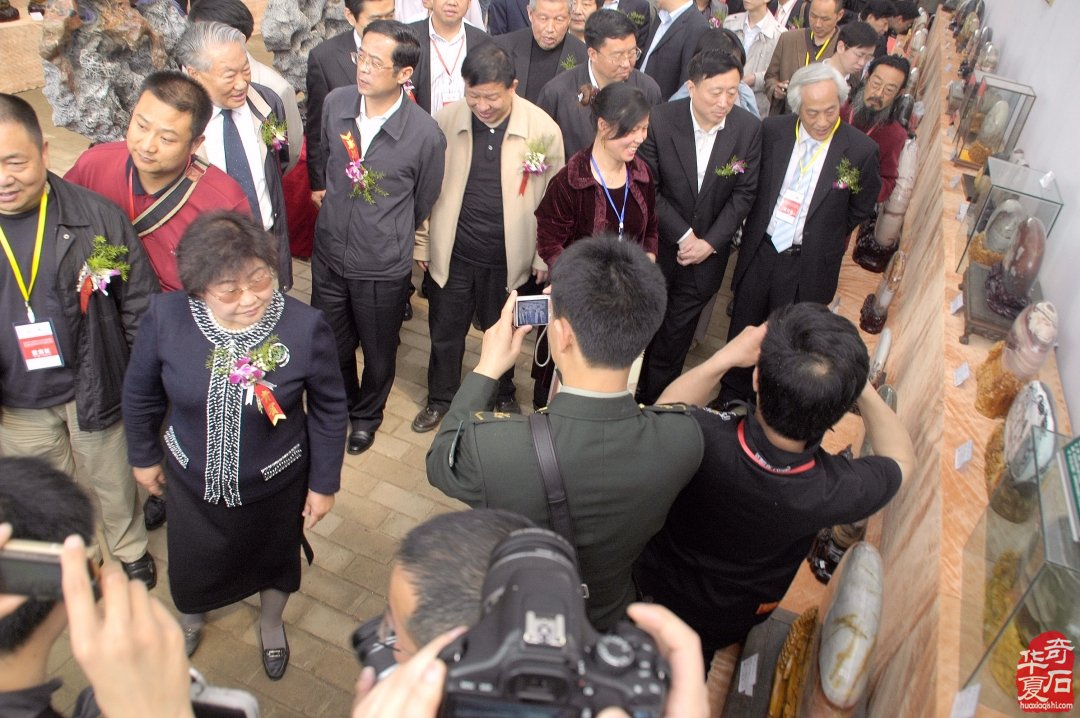 从未冷却金秀卿理事长为奇石交流奔走的热忱