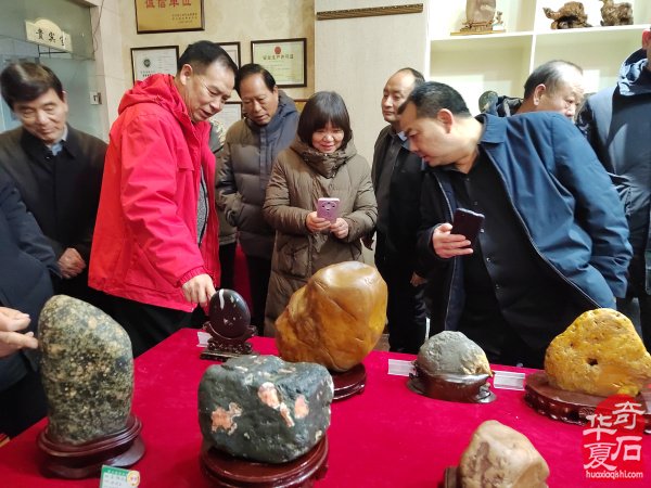 洛阳市赏石协会在伊川开展迎新春活动