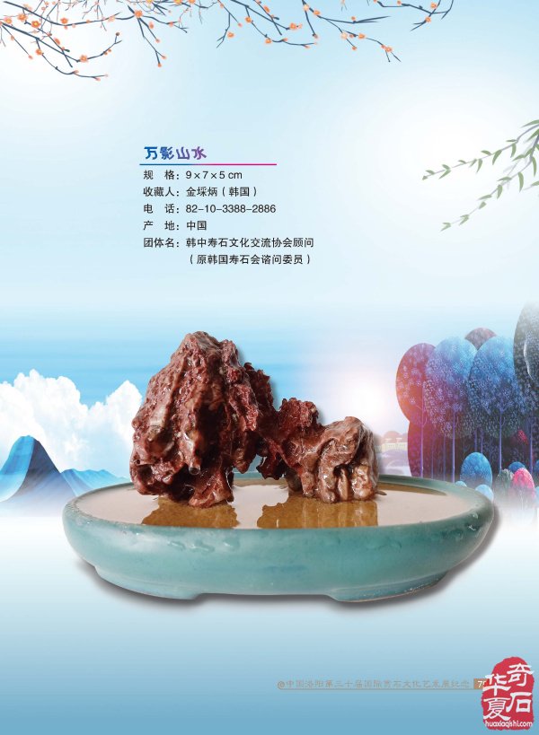 来自石界的一位老朋友的祝福 图