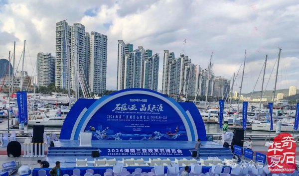 2026海南三亚观赏石博览会盛大开幕 天外陨石引爆现场