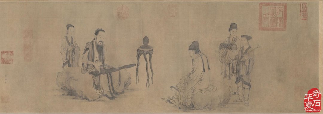 淮安藏石家陳凡先生的奇石《伯牙抚琴》