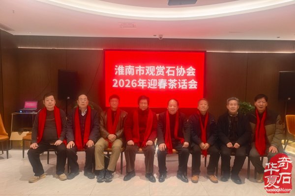 淮南市观赏石协会举办2026年迎春茶话会