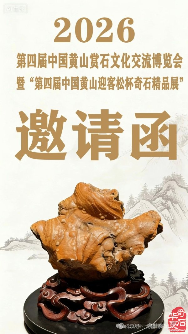 石展快讯:2026黄山石博会5月10日将盛大启幕!
