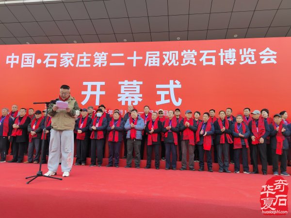 石家庄第二十届奇石博览会开幕