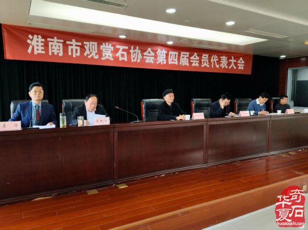 吴纯泽当选淮南市观赏石协会第四届理事会会长