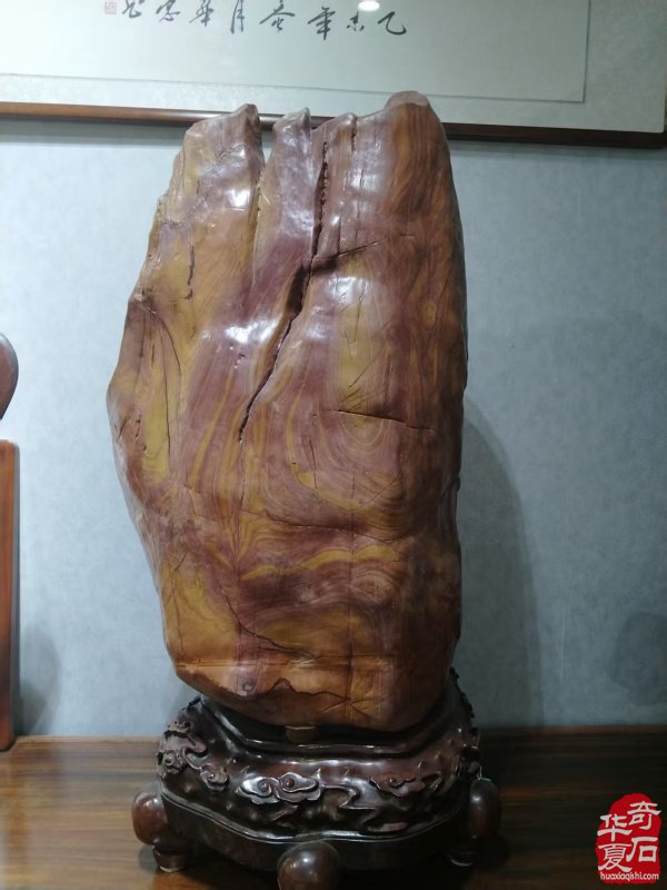 参加淮南石博会顺访王吉清石馆