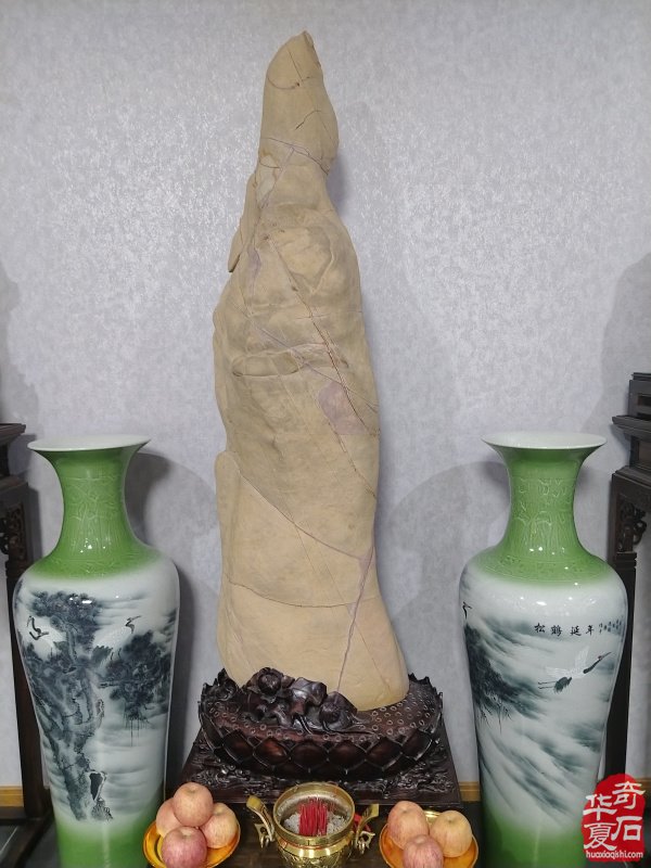 参加淮南石博会顺访王吉清石馆