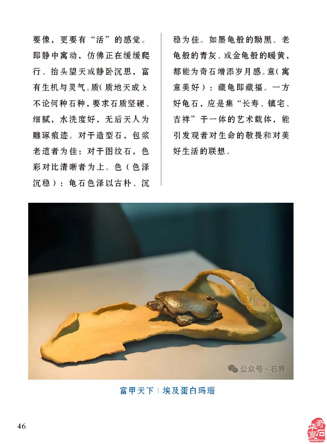 新一期《于公赏石》电子版杂志上线啦