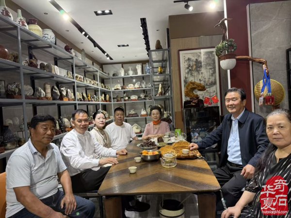 洛阳赏石文化活动万里行走进潼关