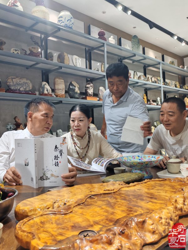 洛阳赏石文化活动万里行走进潼关