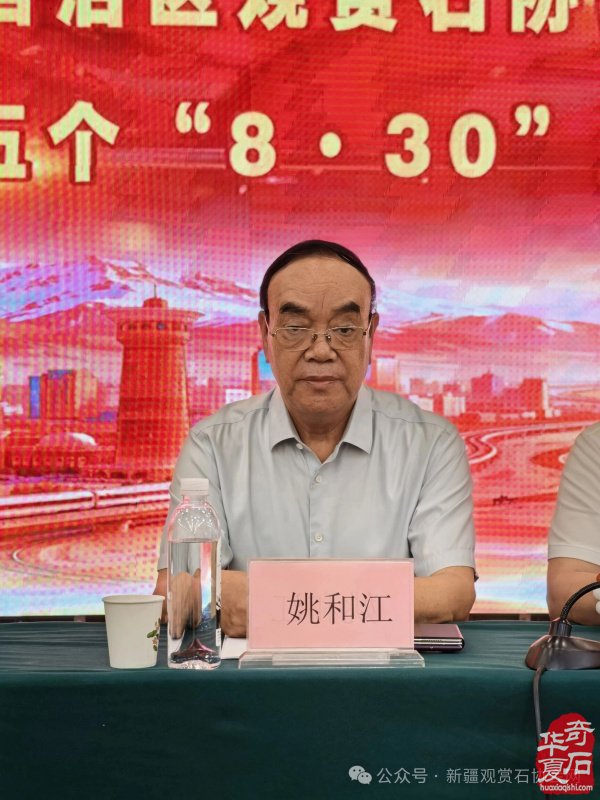 新疆观赏石协会举行成立二十周年暨第十五个“8·30”全国赏石日庆祝活动