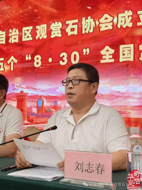 新疆观赏石协会举行成立二十周年暨第十五个“8·30”全国赏石日庆祝活动