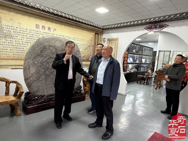 外地赏石名家到访洛阳奇石馆 共探南北赏石文化交融