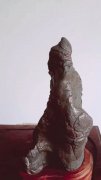 每日一石：雅赏灵璧石《忠义千秋》 图