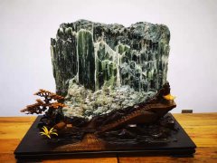每日一石：雅赏伊源玉《栾川山水》 图