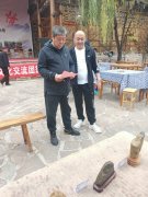 河南石界参访团第八站来到邯郸十六沟赏石基地 图