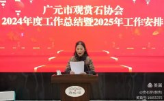 广元观赏石协会年会顺利召开