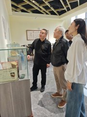 金秀清参访平顶山长江精品肉石艺术馆