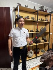 洛阳赏石文化活动万里行走进托克逊