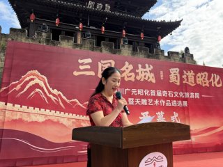 广元昭化首届奇石文化旅游周暨天雕艺术作品遴选展隆重开幕