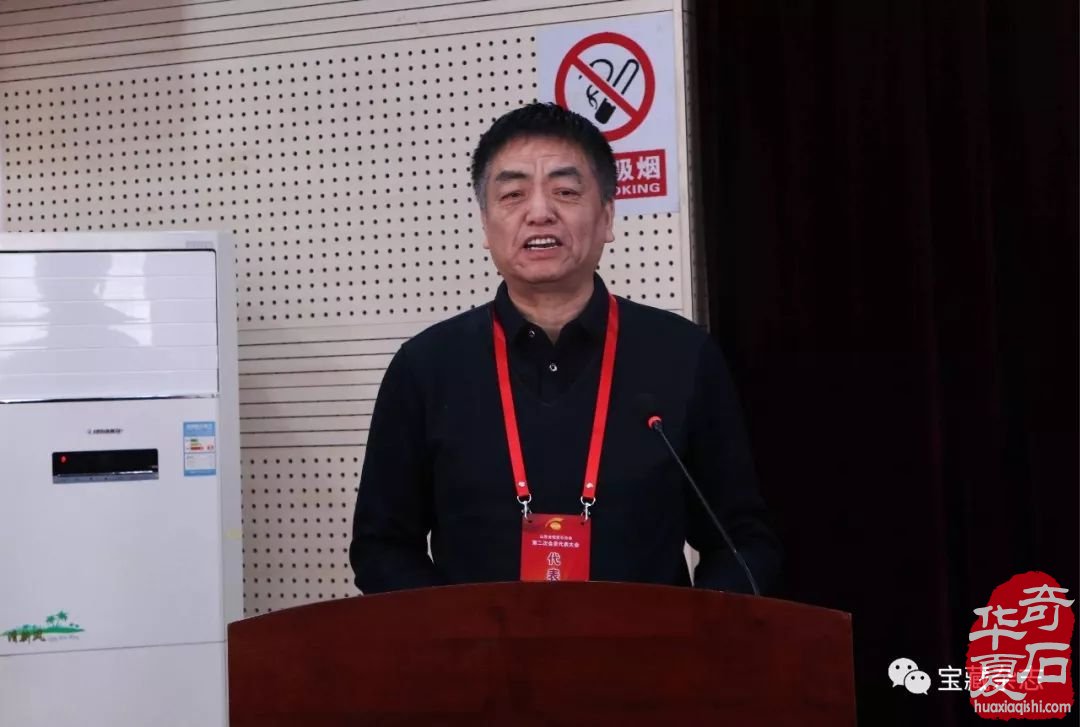 热烈祝贺沙凤英连任山西省观赏石协会会长 