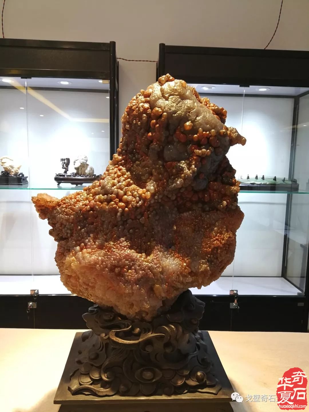 郑州石展一方山形宣石13.6万成交 图